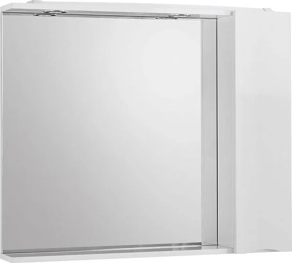 Зеркало-шкаф BelBagno Marino 80x75 MARINO-SPC-800/750-1A-BL-P-R правое с подсветкой фото 1