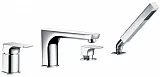 Смеситель WasserKRAFT Salm 2755 на борт ванны фото 1