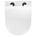 Унитаз Azario Fretta Round AZ-2617E подвесной безободковый с сиденьем микролифт фото 9