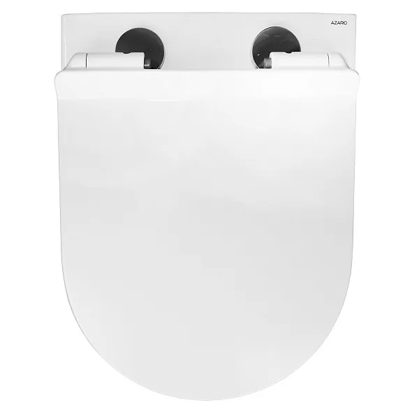 Унитаз Azario Fretta Round AZ-2617E подвесной безободковый с сиденьем микролифт фото 9