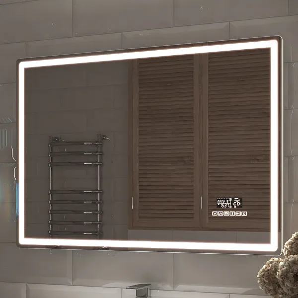 Зеркало Vigo Geometry Media Voice 70x120 4640027149021 с подсветкой фото 4