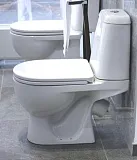 Унитаз-компакт Sanita Luxe WC.CC/Max/2-DM/WHT.G/S1 напольный с сиденьем микролифт фото 2