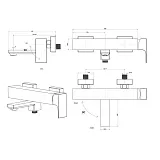 Смеситель для ванны с душем PAINI Grazia 21CR111 фото 13