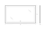 Зеркало BelBagno Kraft 140x80 SPC-KRAFT-1400-800-LED-TCH-WARM-NERO с подсветкой фото 8