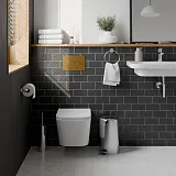 Система инсталляции Iberica Blanca Inox-O IB001.815 с клавишей смыва золото матовой и шумоизоляцией фото 2