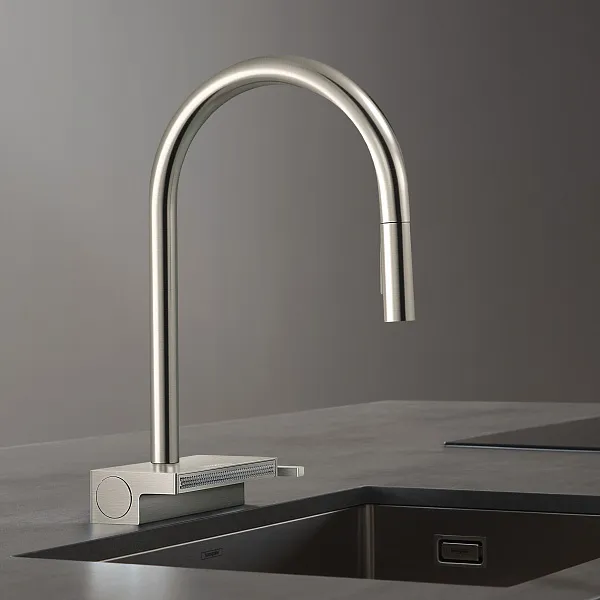 Смеситель Hansgrohe Aquno Select M81 73837800 для кухонной мойки фото 2