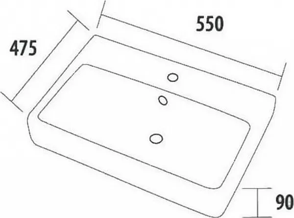 Мебельная раковина Акватон Дрея М 50 1AX144WBXX000 фото 4