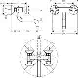 Смеситель Hansgrohe Logis M32 71287000 для кухонной мойки фото 2