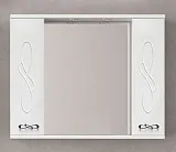 Зеркало Style Line Венеция 90x83 ЛС-00000264 с полочкой и подсветкой фото 3
