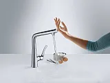 Смеситель Hansgrohe Metris Select M71 14883000 для кухонной мойки фото 5
