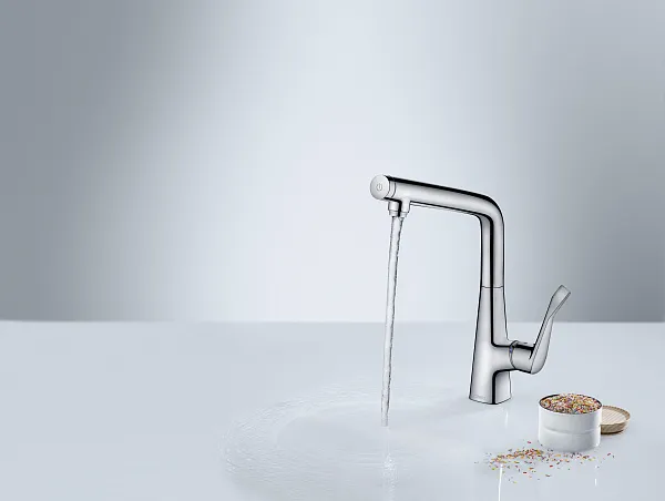 Смеситель Hansgrohe Metris Select M71 14847000 для кухонной мойки фото 2