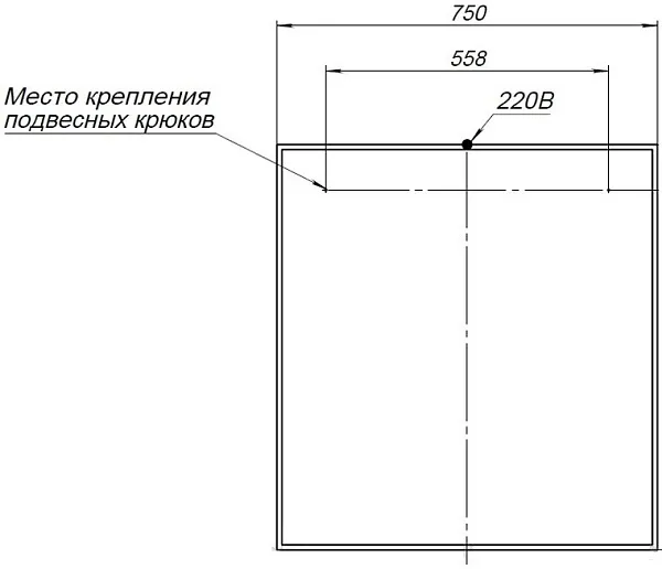 Зеркало Aquanet Nova Lite 75х80 242258 с подсветкой фото 5
