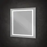 Зеркало BelBagno Kraft 90x80 SPC-KRAFT-900-800-SENS-NERO с подсветкой фото 4