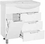 Тумба с раковиной Style Line Жасмин 83 напольная левая фото 3