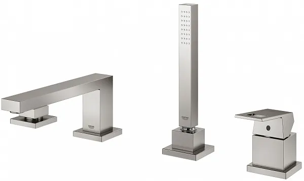 Смеситель Grohe Eurocube 19897DC1 на борт ванны фото 2