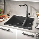 Кухонная мойка Grohe K500 56 Черный гранит 31648AP0 фото 4