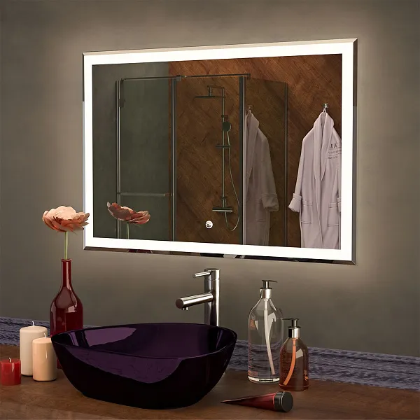 Зеркало Mixline Минио 80x100 4620077042220 с подсветкой фото 1