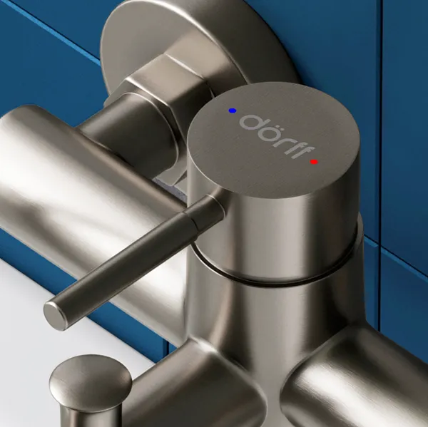 Смеситель Dorff Logic D3010000SS для ванны с душем фото 4