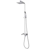 Душевая стойка Lemark Contest LM5862CW со смесителем фото 1