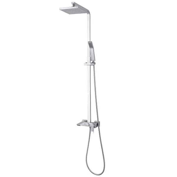 Душевая стойка Lemark Contest LM5862CW со смесителем фото 1