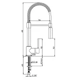 Смеситель для кухонной мойки PAINI Cox 78CR557PEKM фото 10