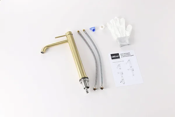 Смеситель для раковины ABBER Wasser Kreis 316 AF8111BG-L фото 2