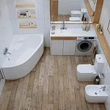 Акриловая ванна Lavinia Boho Bell Pro 170x110 3702170L левая фото 5