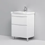 Тумба с раковиной Am.Pm Like 65 напольная, белый глянец фото 6