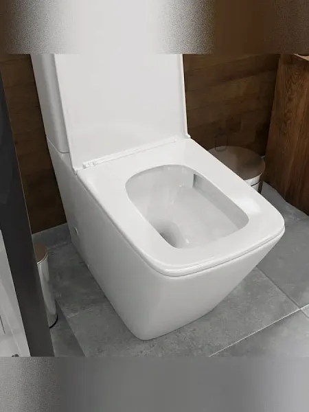 Унитаз-компакт Teymi Eva Vortex W00745 напольный безободковый с микролифтом фото 5