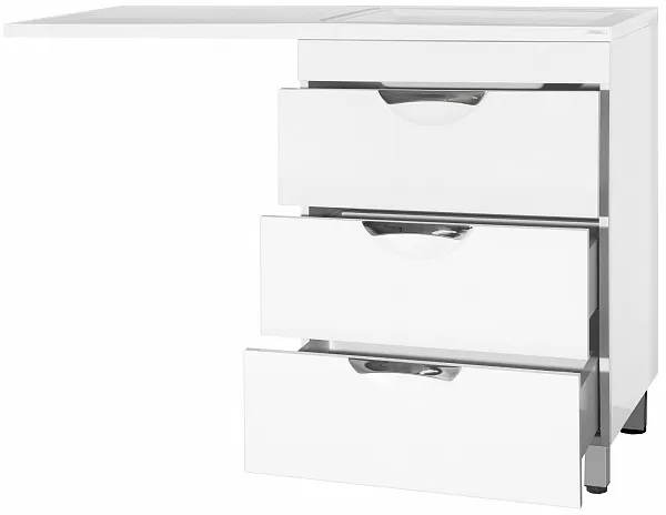 Мебель для ванной Style Line Жасмин 120 напольная правая фото 3