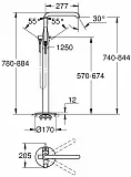 Смеситель Grohe Essence New 23491AL1 для ванны с душем фото 2