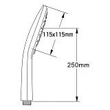 Душевая лейка PAINI Novara 50CR155/P18KM фото 5