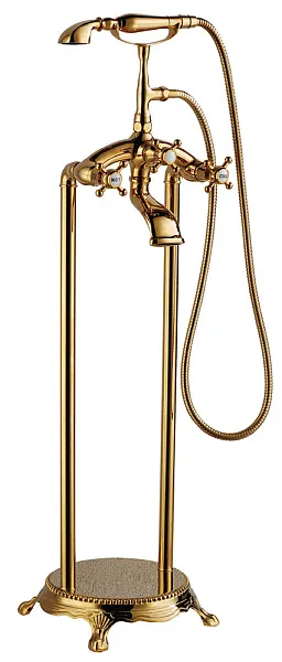 Смеситель для ванны с душем ABBER Klassik AF8415G фото 1