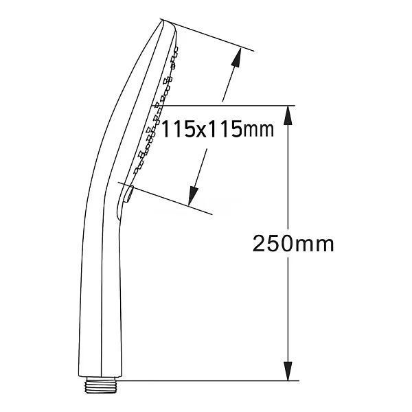 Душевая лейка PAINI Novara 50CR155/P18KM фото 5