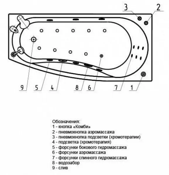 Акриловая ванна Aquatek Пандора 160x75 PAN160-0000039 правая фото 9