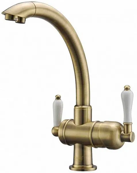 Смеситель ZorG Sanitary ZR 327 YF BR для кухонной мойки фото 1