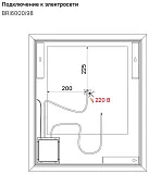 Зеркало Iddis Brick 60х70 BRI6000i98 c подсветкой фото 7