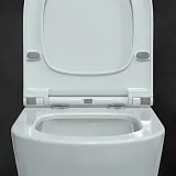 Унитаз Berges Wasserhaus Mascon Rimless 082128 подвесной безободковый с микролифтом фото 6