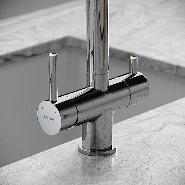 Смеситель для кухонной мойки Sancos Spin SC4015CH фото 5