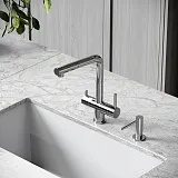 Смеситель для кухонной мойки Sancos Spin SC4015CH фото 2