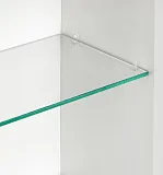 Шкаф-пенал Акватон Скай PRO 30x148 см белый / черный 1A238603SY01L левый фото 3