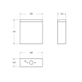 Бачок BelBagno Norma BB339T фото 3