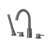 Смеситель на борт ванны ABBER Wasser Kreis AF8113NG фото 1