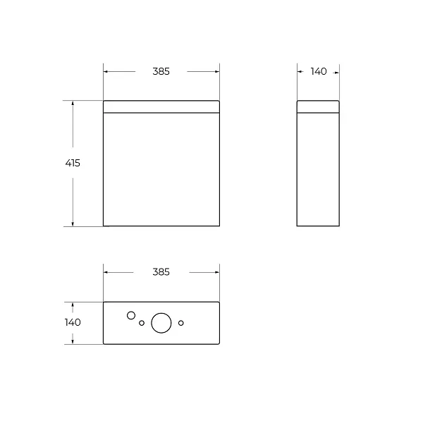 Бачок BelBagno Norma BB339T фото 3