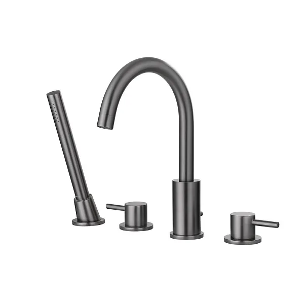 Смеситель на борт ванны ABBER Wasser Kreis AF8113NG фото 1