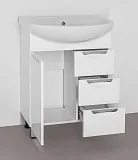 Тумба с раковиной Style Line Жасмин 60 напольная фото 3