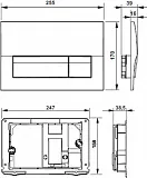 Унитаз безободковый с инсталляцией и кнопкой смыва Roca The Gap 893104100 фото 9