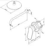 Душевой комплект Am.Pm X-Joy FB85A2R002 со встраиваемым смесителем фото 5