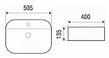 Раковина Azario 50 см AZ-2231 фото 3