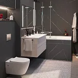 Унитаз Berges Wasserhaus Mascon Rimless 082128 подвесной безободковый с микролифтом фото 10